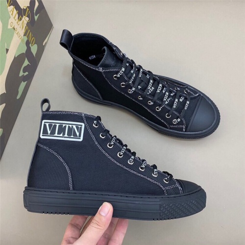 Cheap Valentino High Tops Shoes For Men #818757 Replica Wholesale [$80.00 USD] [ITEM#818757] on Replica Valentino High Tops Shoes