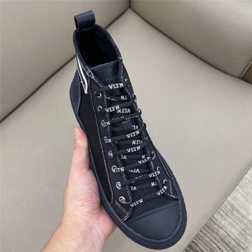 Cheap Valentino High Tops Shoes For Men #818757 Replica Wholesale [$80.00 USD] [ITEM#818757] on Replica Valentino High Tops Shoes