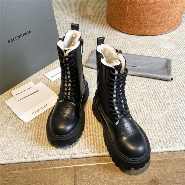 balenciaga boots brown