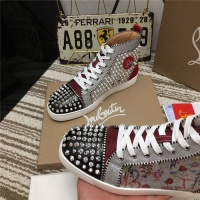 Cheap Christian Louboutin High Tops Shoes For Women #812837 Replica Wholesale [$92.00 USD] [ITEM#812837] on Replica Christian Louboutin High Top Shoes