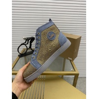 Cheap Christian Louboutin High Tops Shoes For Men #812852 Replica Wholesale [$98.00 USD] [ITEM#812852] on Replica Christian Louboutin High Top Shoes