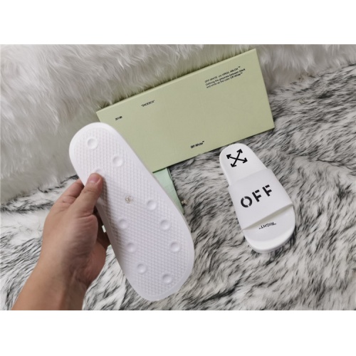 Cheap Off-White Slippers For Men #819196 Replica Wholesale [$45.00 USD] [ITEM#819196] on Replica Off-White Slippers