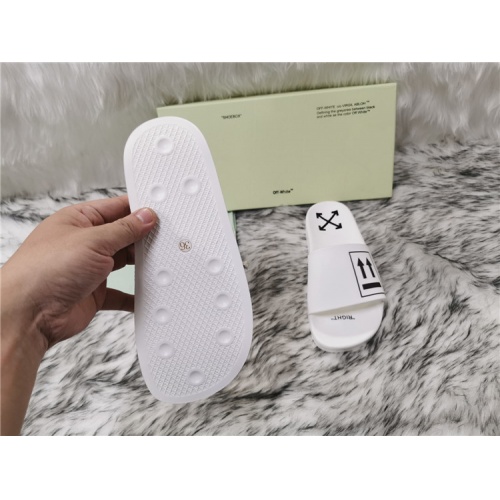 Cheap Off-White Slippers For Men #819197 Replica Wholesale [$45.00 USD] [ITEM#819197] on Replica Off-White Slippers