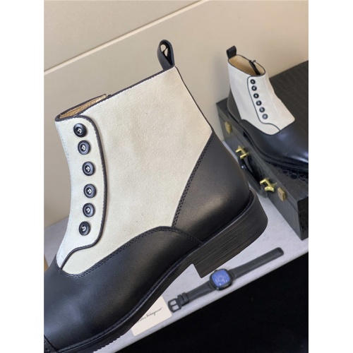 Cheap Salvatore Ferragamo Boots For Men #819397 Replica Wholesale [$88.00 USD] [ITEM#819397] on Replica Salvatore Ferragamo Boots