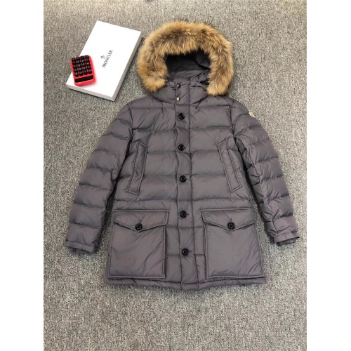 Cheap Moncler Down Feather Coat Long Sleeved For Men #821577 Replica Wholesale [$211.00 USD] [ITEM#821577] on Replica Moncler Down Feather Coat