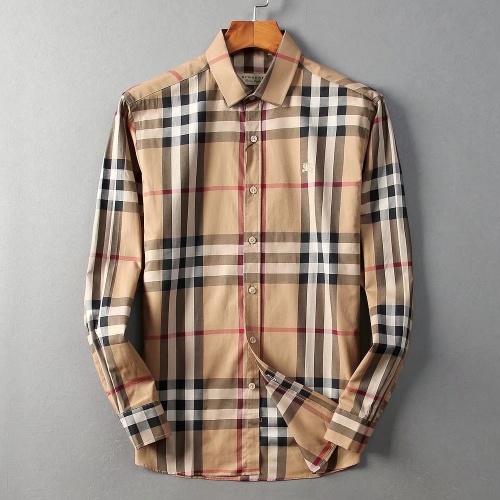 Cheap Burberry Shirts Long Sleeved For Men #822451 Replica Wholesale [$42.00 USD] [ITEM#822451] on Replica Burberry Shirts