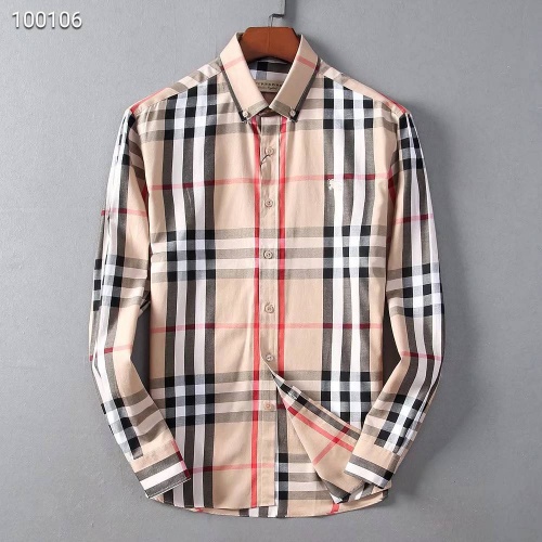 Cheap Burberry Shirts Long Sleeved For Men #822454 Replica Wholesale [$42.00 USD] [ITEM#822454] on Replica Burberry Shirts