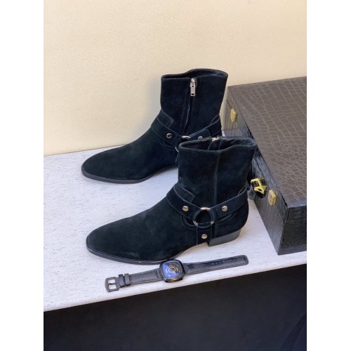 Cheap Yves Saint Laurent Boots For Men #824521 Replica Wholesale [$100.00 USD] [ITEM#824521] on Replica Yves Saint Laurent YSL Boots