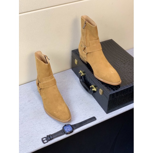 Cheap Yves Saint Laurent Boots For Men #824522 Replica Wholesale [$100.00 USD] [ITEM#824522] on Replica Yves Saint Laurent YSL Boots