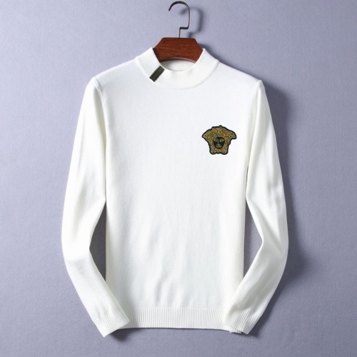 Cheap Versace Sweaters Long Sleeved For Men #825396 Replica Wholesale [$48.00 USD] [ITEM#825396] on Replica Versace Sweaters