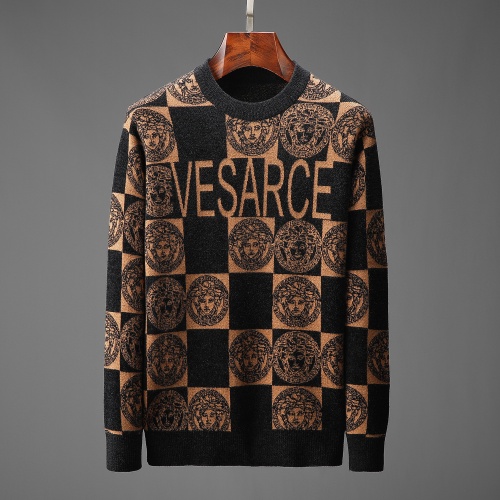 Cheap Versace Sweaters Long Sleeved For Men #825422 Replica Wholesale [$52.00 USD] [ITEM#825422] on Replica Versace Sweaters