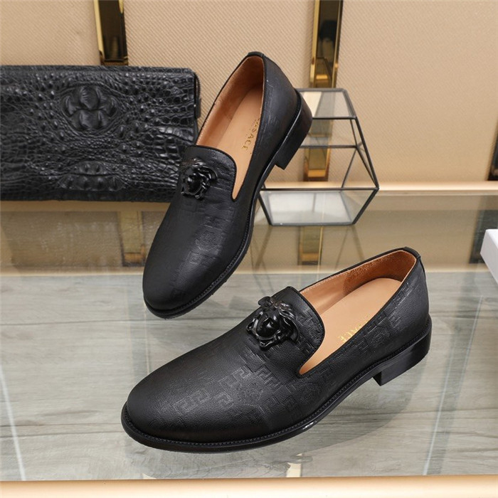 Cheap Versace Leather Shoes For Men #825274 Replica Wholesale [$85.00 ...