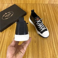 Cheap Prada High Tops Shoes For Men #820079 Replica Wholesale [$76.00 USD] [ITEM#820079] on Replica Prada High Top Shoes