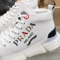 Cheap Prada High Tops Shoes For Men #823589 Replica Wholesale [$85.00 USD] [ITEM#823589] on Replica Prada High Top Shoes