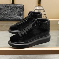 Cheap Alexander McQueen High Tops Shoes For Men #823594 Replica Wholesale [$92.00 USD] [ITEM#823594] on Replica Alexander McQueen High Tops Shoes