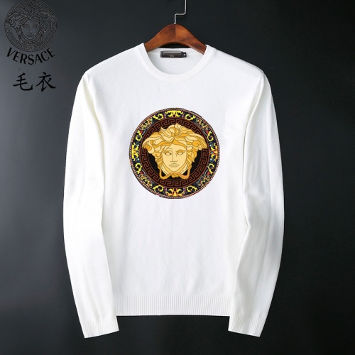 Cheap Versace Sweaters Long Sleeved For Men #827901 Replica Wholesale [$42.00 USD] [ITEM#827901] on Replica Versace Sweaters