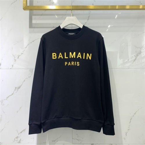 Cheap Balmain Hoodies Long Sleeved For Men #828098 Replica Wholesale [$61.00 USD] [ITEM#828098] on Replica Balmain Hoodies