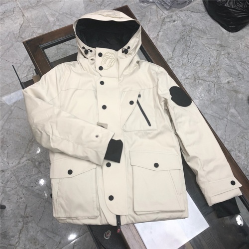 Cheap Moncler Down Feather Coat Long Sleeved For Men #828172 Replica Wholesale [$202.00 USD] [ITEM#828172] on Replica Moncler Down Feather Coat