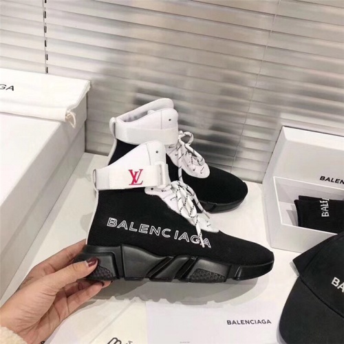 Cheap Balenciaga High Tops Shoes For Women #828538 Replica Wholesale [$88.00 USD] [ITEM#828538] on Replica Balenciaga High Tops Shoes