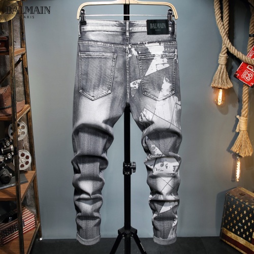 Cheap Balmain Jeans For Men #829300 Replica Wholesale [$48.00 USD] [ITEM#829300] on Replica Balmain Jeans