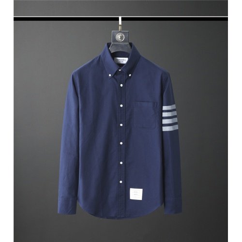 Cheap Thom Browne TB Shirts Long Sleeved For Men #831117 Replica Wholesale [$80.00 USD] [ITEM#831117] on Replica Thom Browne TB Shirts