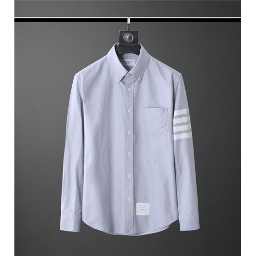 Cheap Thom Browne TB Shirts Long Sleeved For Men #831118 Replica Wholesale [$80.00 USD] [ITEM#831118] on Replica Thom Browne TB Shirts