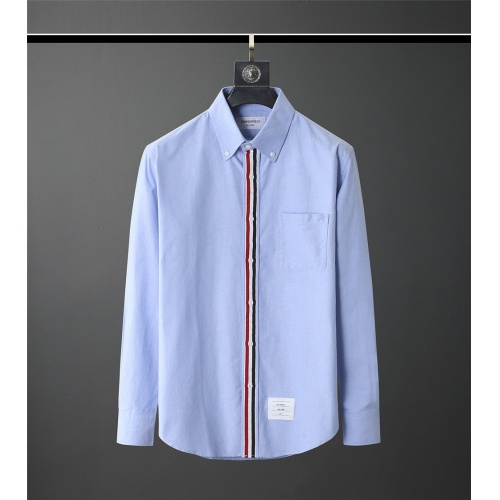 Cheap Thom Browne TB Shirts Long Sleeved For Men #831119 Replica Wholesale [$80.00 USD] [ITEM#831119] on Replica Thom Browne TB Shirts