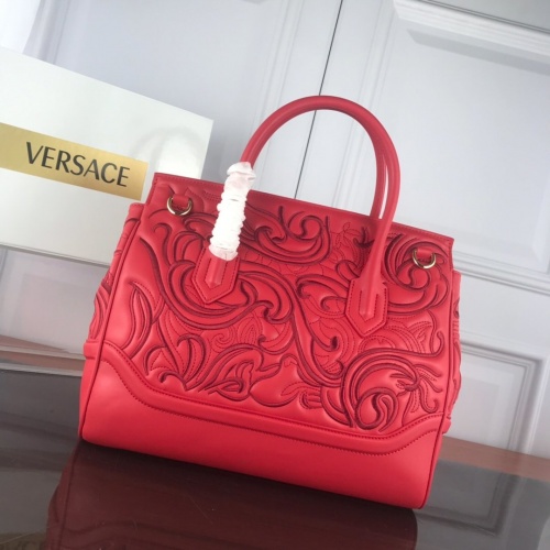 Cheap Versace AAA Quality Handbags For Women #831978 Replica Wholesale [$155.00 USD] [ITEM#831978] on Replica Versace AAA Quality Handbags