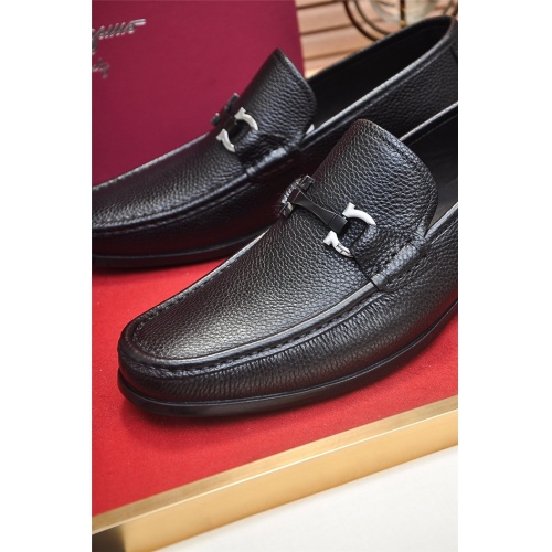 Cheap Salvatore Ferragamo Leather Shoes For Men #832104 Replica Wholesale [$96.00 USD] [ITEM#832104] on Replica Salvatore Ferragamo Leather Shoes