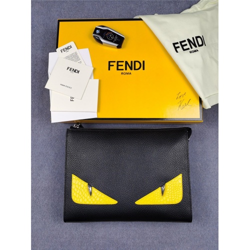 Cheap Fendi AAA Man Wallets #832427 Replica Wholesale [$132.00 USD] [ITEM#832427] on Replica Fendi AAA Man Wallets