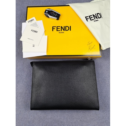 Cheap Fendi AAA Man Wallets #832427 Replica Wholesale [$132.00 USD] [ITEM#832427] on Replica Fendi AAA Man Wallets