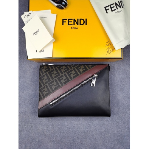 Cheap Fendi AAA Man Wallets #832434 Replica Wholesale [$132.00 USD] [ITEM#832434] on Replica Fendi AAA Man Wallets