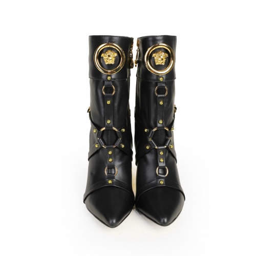 Cheap Versace Boots For Women #833028 Replica Wholesale [$123.00 USD] [ITEM#833028] on Replica Versace Boots