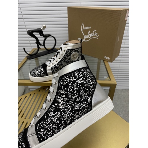 Cheap Christian Louboutin High Tops Shoes For Men #833039 Replica Wholesale [$92.00 USD] [ITEM#833039] on Replica Christian Louboutin High Top Shoes