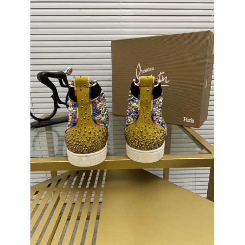 Cheap Christian Louboutin High Tops Shoes For Men #833078 Replica Wholesale [$98.00 USD] [ITEM#833078] on Replica Christian Louboutin High Top Shoes