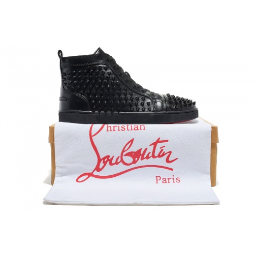 Cheap Christian Louboutin High Tops Shoes For Men #833454 Replica Wholesale [$98.00 USD] [ITEM#833454] on Replica Christian Louboutin High Top Shoes