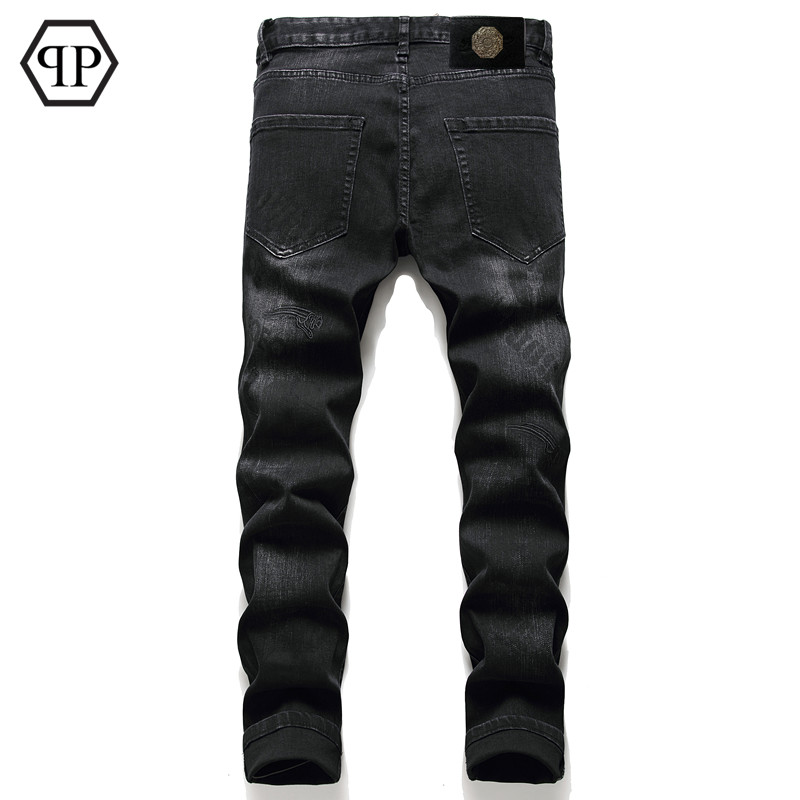 Cheap Philipp Plein PP Jeans For Men #829293 Replica Wholesale [$48.00 ...