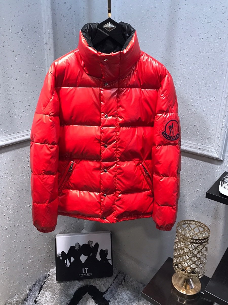 Cheap Moncler Down Feather Coat Long Sleeved For Men #834512 Replica ...