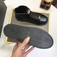 Cheap Philipp Plein PP High Tops Shoes For Men #832005 Replica Wholesale [$85.00 USD] [ITEM#832005] on Replica Philipp Plein PP High Tops Shoes