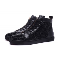 Cheap Christian Louboutin High Tops Shoes For Men #833435 Replica Wholesale [$98.00 USD] [ITEM#833435] on Replica Christian Louboutin High Top Shoes