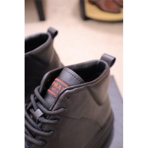 Cheap Prada High Tops Shoes For Men #835003 Replica Wholesale [$82.00 USD] [ITEM#835003] on Replica Prada High Top Shoes