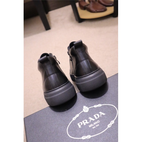 Cheap Prada High Tops Shoes For Men #835005 Replica Wholesale [$82.00 USD] [ITEM#835005] on Replica Prada High Top Shoes