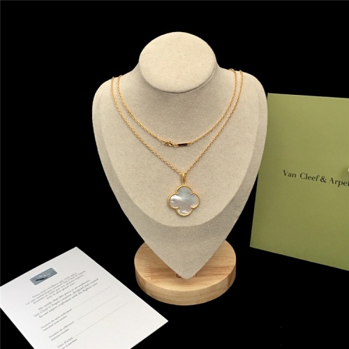 Cheap Van Cleef &amp; Arpels Necklaces For Women #835354 Replica Wholesale [$34.00 USD] [ITEM#835354] on Replica Van Cleef &amp; Arpels Necklaces