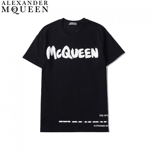 Cheap Alexander McQueen T-shirts Short Sleeved For Men #836002 Replica Wholesale [$27.00 USD] [ITEM#836002] on Replica Alexander McQueen T-shirts