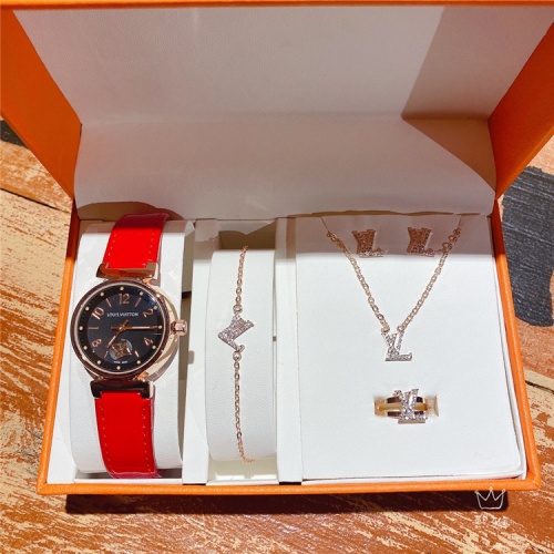 Cheap Louis Vuitton Watches Set For Women #836307 Replica Wholesale [$38.00 USD] [ITEM#836307] on Replica Louis Vuitton Watches