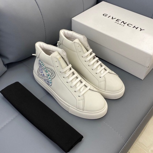 Cheap Givenchy High Tops Shoes For Men #836929 Replica Wholesale [$76.00 USD] [ITEM#836929] on Replica Givenchy High Tops Shoes