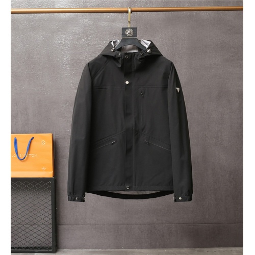 Cheap Prada Jackets Long Sleeved For Men #837202 Replica Wholesale [$88.00 USD] [ITEM#837202] on Replica Prada Coat &amp; Jackets