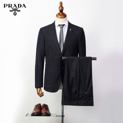 Cheap Prada Two-Piece Suits Long Sleeved For Men #837650 Replica Wholesale [$85.00 USD] [ITEM#837650] on Replica Prada Suits