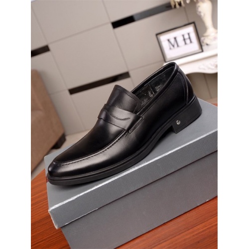 Cheap Prada Leather Shoes For Men #838620 Replica Wholesale [$82.00 USD] [ITEM#838620] on Replica Prada Leather Shoes