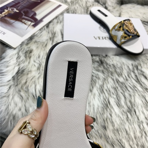 Cheap Versace Slippers For Women #838998 Replica Wholesale [$56.00 USD] [ITEM#838998] on Replica Versace Slippers